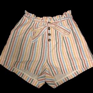 American Eagle Paper bag shorts